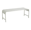 Ławka metalowa na balkon Brenta Ivory 122 cm - Nordal