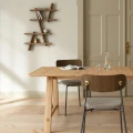 Półka na ścianę drewniana A-Shelf, Smoked Ash 52x9x46 - Andersen Furniture