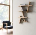Drewniana półka na ścianę A-Shelf, dąb olejowany 52x9x46 - Andersen Furniture