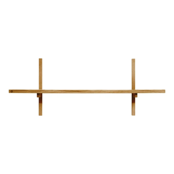 Półka wisząca drewniana Light Shelf 90, olejowany dąb - Andersen Furniture