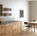 Stół z litego drewna dębowego rozkładany Classic Ø110, natural - Andersen Furniture