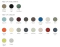 Stół okrągły na jednej nodze Delta Ø90, wybór koloru blatu - Andersen Furniture