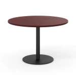 Stół okrągły na jednej nodze Delta Ø100, wybór koloru blatu - Andersen Furniture