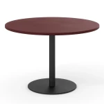 Stół okrągły na jednej nodze Delta Ø110, wybór koloru blatu - Andersen Furniture