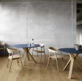 Stół jadalniany okrągły Space Ø90, wybór koloru blatu - Andersen Furniture