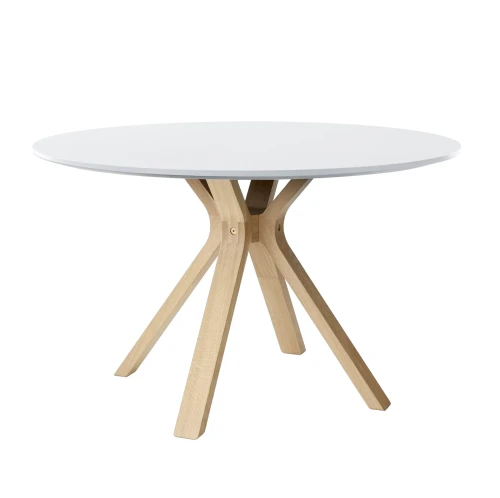 Stół jadalniany okrągły Space Ø110, wybór koloru blatu i nóg - Andersen Furniture