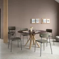 Stół jadalniany okrągły Space Ø120, wybór koloru blatu i nóg - Andersen Furniture