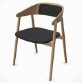 Drewniane krzesło tapicerowane AC2, dąb naturalny - Andersen Furniture