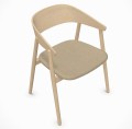 Krzesło drewniane tapicerowane AC2, dąb rama wykończenie do wyboru, tkanina Floyd Kvadrat - Andersen Furniture