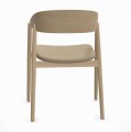 Krzesło drewniane tapicerowane AC2, dąb rama wykończenie do wyboru, tkanina Floyd Kvadrat - Andersen Furniture