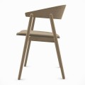 Krzesło drewniane tapicerowane AC2, dąb rama wykończenie do wyboru, tkanina Floyd Kvadrat - Andersen Furniture