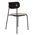 Krzesło tapicerowane z fornirowanym oparciem Scope Floyd Kvadrat, wybór koloru - Andersen Furniture