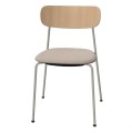 Krzesło tapicerowane z fornirowanym oparciem Scope Floyd Kvadrat, wybór koloru - Andersen Furniture
