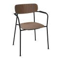 Krzesło z podłokietnikiem drewniane fornir Scope, wybór koloru - Andersen Furniture