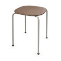 Taboret drewniany z metalowymi nogami Scope, wybór koloru - Andersen Furniture