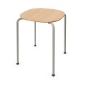 Taboret drewniany z metalowymi nogami Scope, wybór koloru - Andersen Furniture