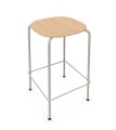 Hoker z drewnianym siedziskiem Scope, wybór koloru - Andersen Furniture
