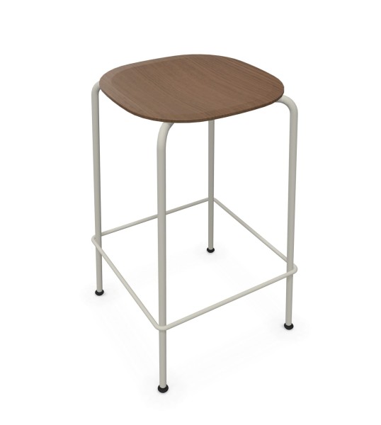 Hoker z drewnianym siedziskiem Scope 65, wybór koloru - Andersen Furniture
