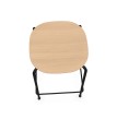 Hoker z drewnianym siedziskiem Scope, wybór koloru - Andersen Furniture