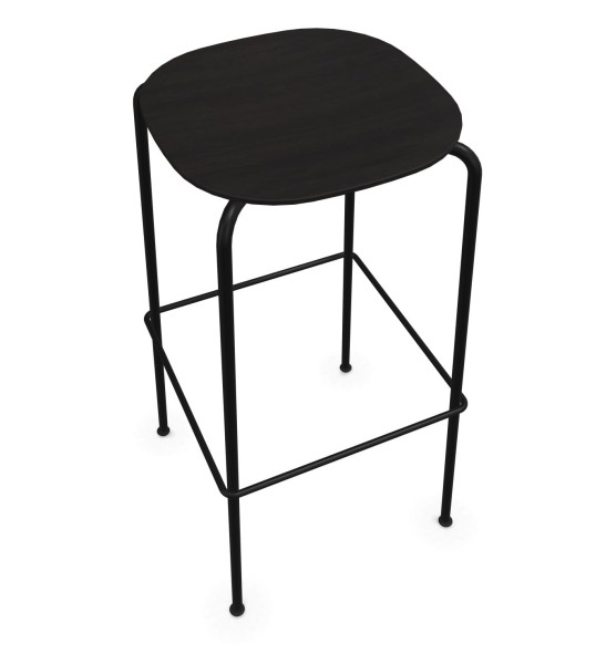 Hoker z drewnianym siedziskiem Scope 78, wybór koloru - Andersen Furniture