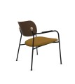 Designerski fotel z tapicerowanym siedziskiem Scope ReWool Kvadrat, wybór koloru - Andersen Furniture