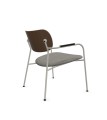 Designerski fotel z tapicerowanym siedziskiem Scope ReWool Kvadrat, wybór koloru - Andersen Furniture