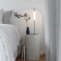 Lampa stołowa minimalistyczna Dunhammer Pale brass - EKTA Living