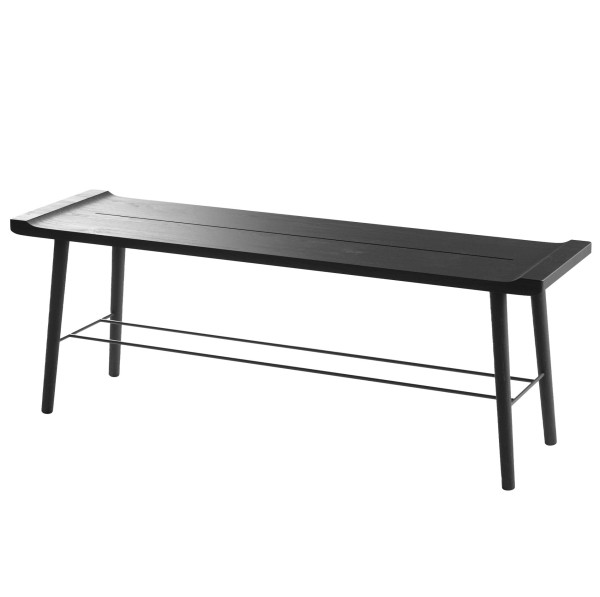 Ławka drewniana Scala 124, dąb czarny - EKTA Living