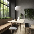 Ławeczka drewniana Scala 81, dąb olejowany - EKTA Living