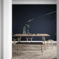 Poduszka na hoker i ławkę Scala Black 37,8x30, skórzana - EKTA Living