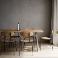 Nowoczesne krzesło do jadalni Scala, dąb olejowany - EKTA Living
