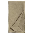 Serwetki bawełniane lniane 40x40, Hemmed szarobeżowe, 6 szt - Nordal