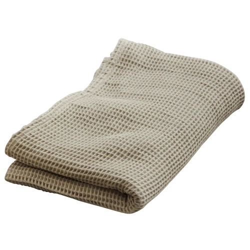 Ręcznik waflowy Vata Ayu 50x100, szary - Nordal