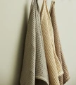 Ręcznik do twarzy waflowy Pitta Ayu 35x35, piaskowy, 2 szt - Nordal