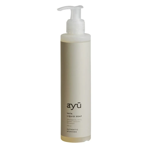 Mydło w płynie AYU Vata 200 ml - ashwaganda, amla, brahmi, lawenda, cynamon - Nordal