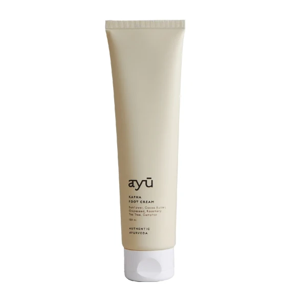 Krem nawilżający do stóp AYU Kapha 150 ml, z mocznikiem i masłem kakaowym - Ayu