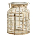Lampion szklany bambusowy Bamboo 27 - Nordal