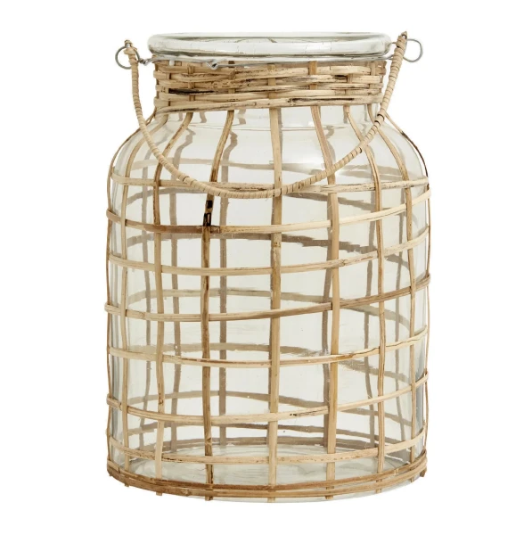 Lampion szklany bambusowy Bamboo 27 - Nordal