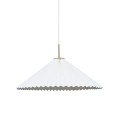 Lampa wisząca plisowana Dora, biała - PR Home