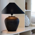 Ceramiczna podstawa lampy stołowej Lilly Antracite - PR Home