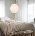 Klosz do lampy sufitowej materiałowy Olivia Twist 35, biały - PR Home