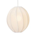 Klosz do lampy sufitowej materiałowy Olivia Twist 35, biały - PR Home