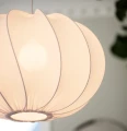 Klosz do lampy sufitowej materiałowy Olivia Twist 50, biały - PR Home