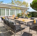 Krzesła na balkon Oriengo Anthracite, 2 szt - Hesperide