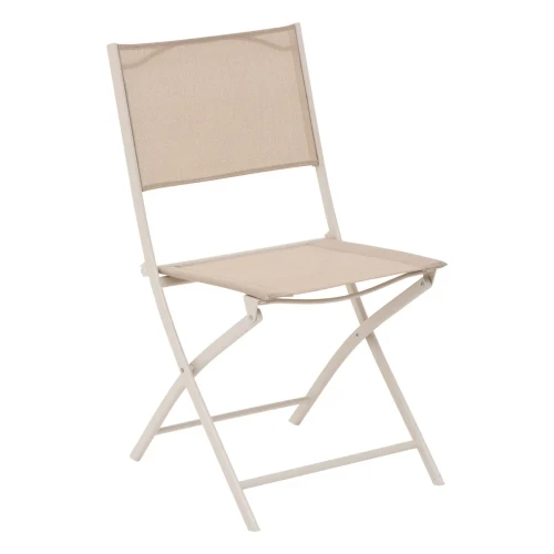 Krzesła składane ogrodowe Modula, 4 szt, linen clay - Hesperide