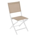 Krzesła ogrodowe składane Essentia, 4 szt, Linen White - Hesperide