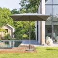 Parasol ogrodowy kwadratowy, Soya 2.5x2.5m, szary - Hesperide
