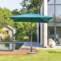 Parasol ogrodowy kwadratowy, Soya 2.5x2.5m, niebieski - Hesperide