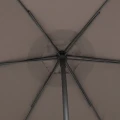 Parasol ogrodowy, Soya 2.7m okrągły, taupe - Hesperide