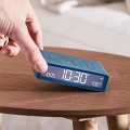 Budzik elektroniczny, dwustronny Flip Classic, niebieski Duck Blue - Lexon